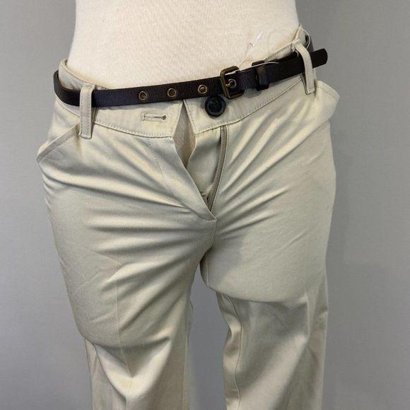 MANGO Straight Beige Pants NWT‎ - Picture 4 of 11